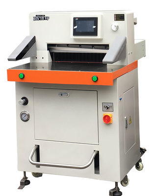 Porcellana Tagliatrice di carta completamente automatica idraulica potente per la carta di dimensione A3 di 520mm fornitore